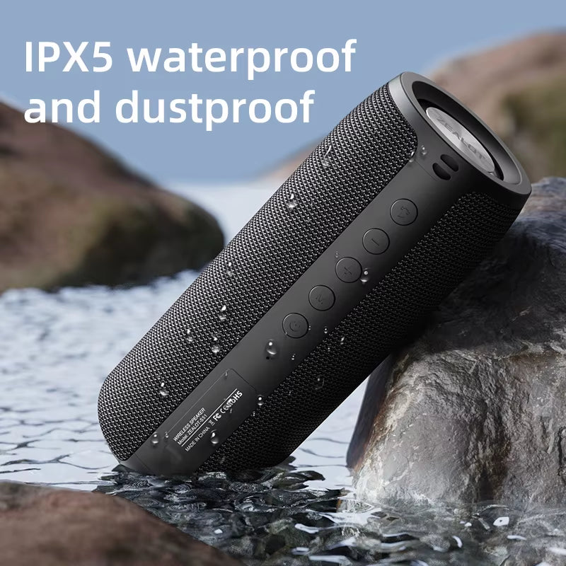 -S51 Portable Bluetooth Speaker Bass Powerful Wireless Subwoofer Waterproof Sound Box Support FM Radio USB TF Card