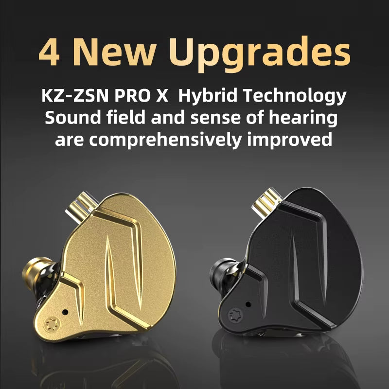 ZSN Pro X 1BA+1DD Hybrid Driver in Ear Earphone HIFI Bass Earbuds Metal Monitor Earphone Sport Headset  ZSTX ZSN PROX ZSX